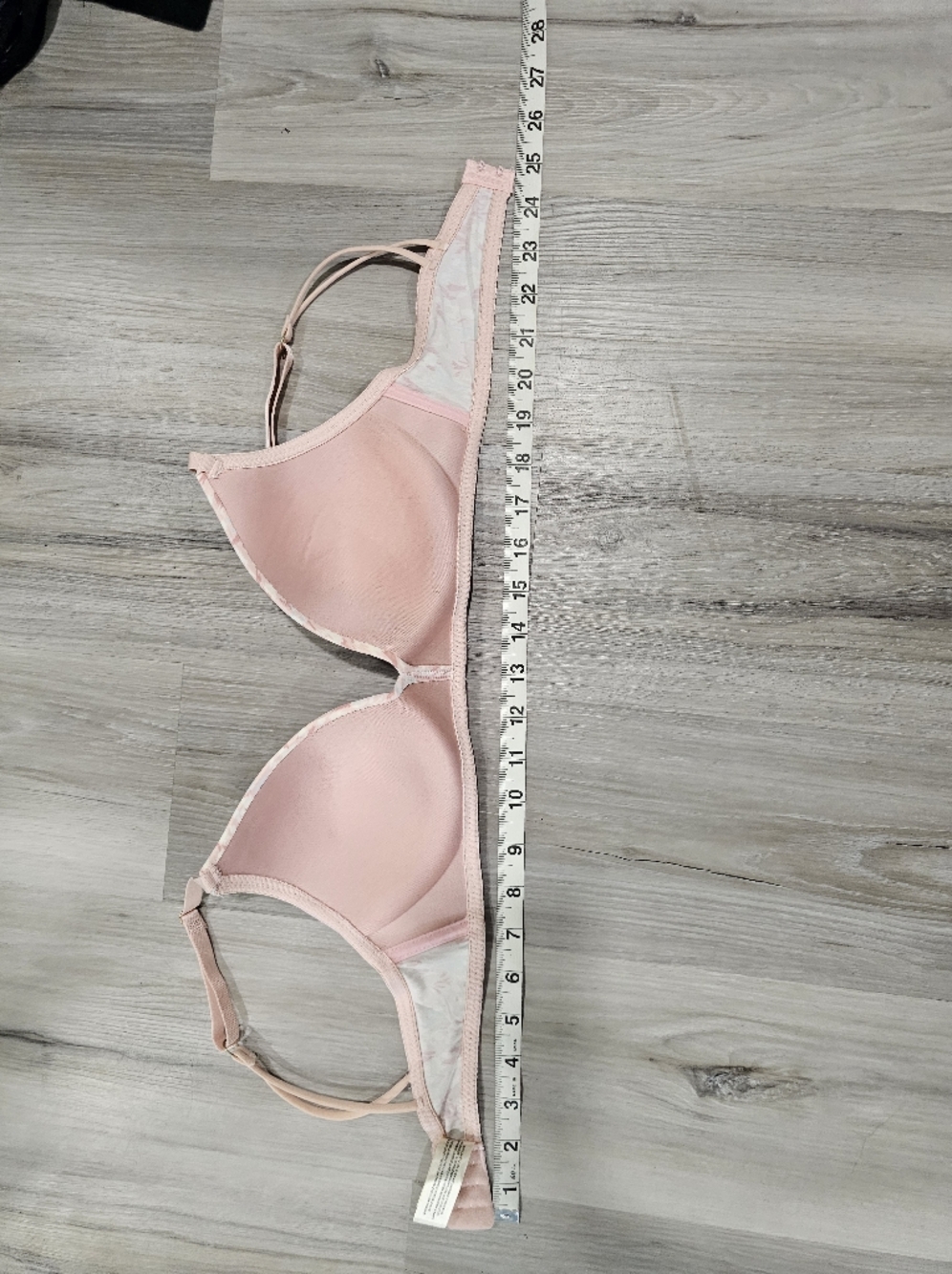 Jessica Simpson Light Pink Printed Wireless T-Shirt Bra - Picture 5 of 8